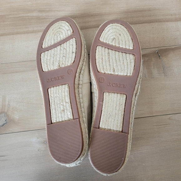 J. Crew Women's Canvas espadrilles flat shoes with embroidered fruits size 6.5 - Picture 6 of 6